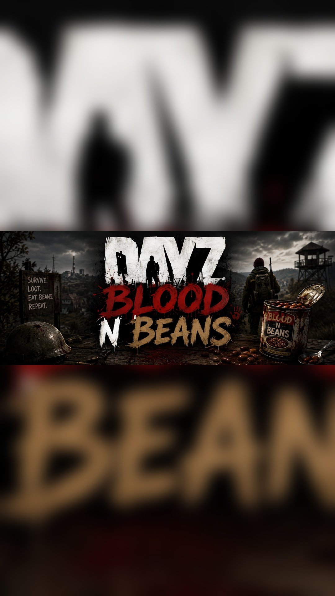 BLOOD N' BEANS phone wallpaper survival artwork